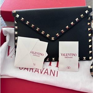 New Valentino wristlet bag